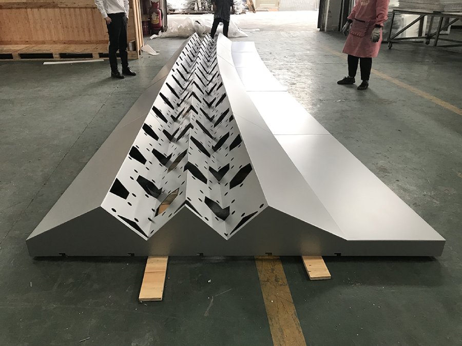 ALUMINIUM PERFORATED SHEET 3D CLADDING MASHRABIYA